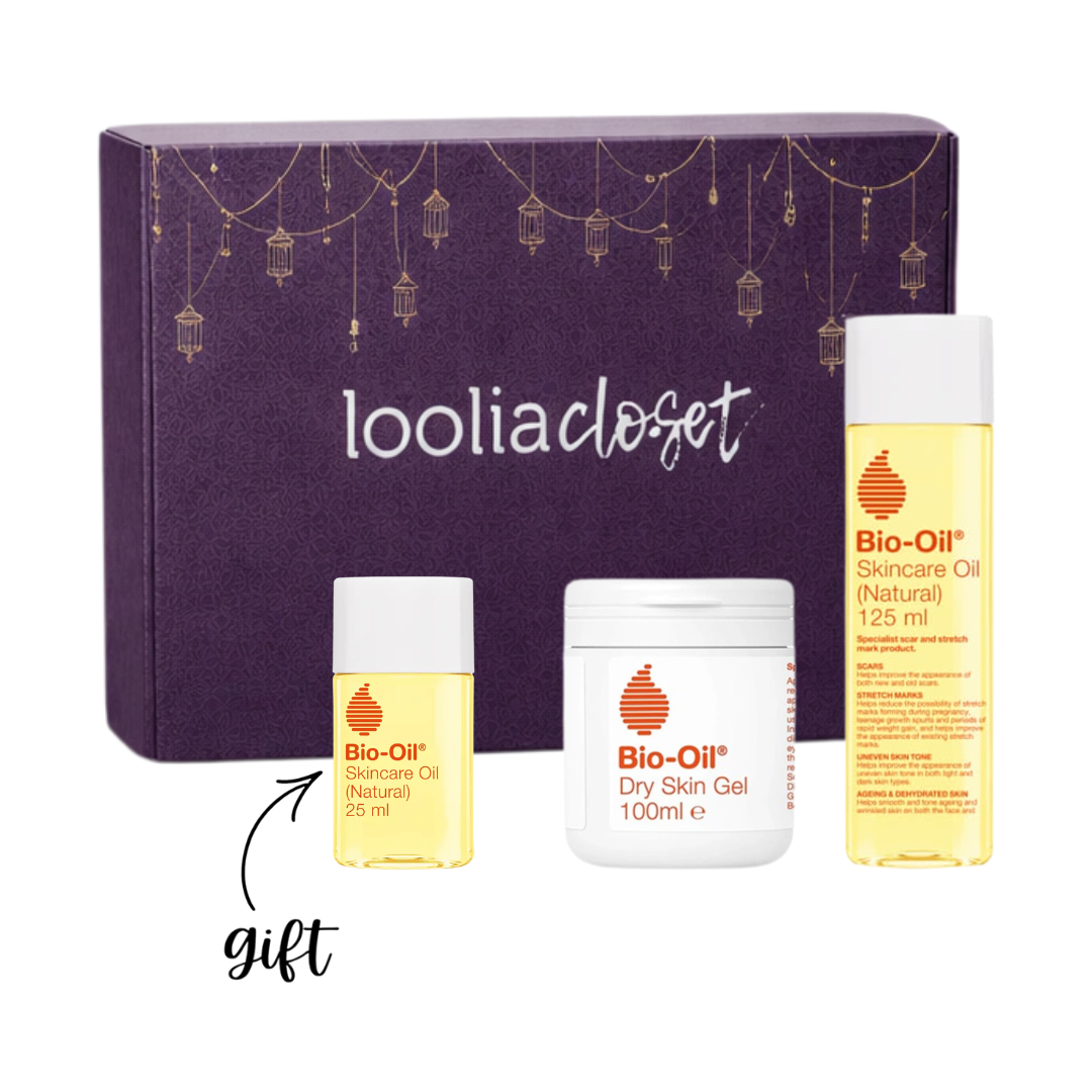Skincare Oil Natural 125 mL + Dry Skin Gel 100 mL + FREE Oil Natural + FREE Gift Box