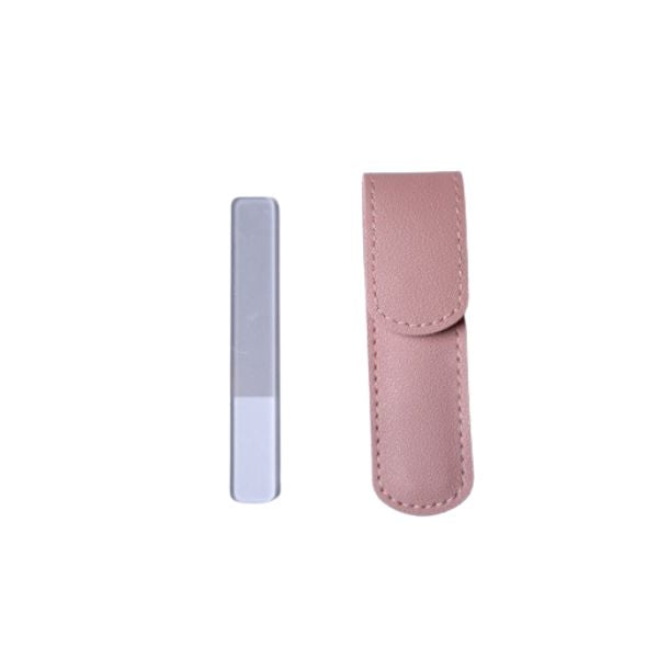 Loolia Closet Clear Glass Nail File With Case | Loolia Closet