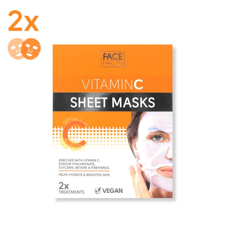 Face Facts 2x Vitamin C Sheet Mask | Loolia Closet