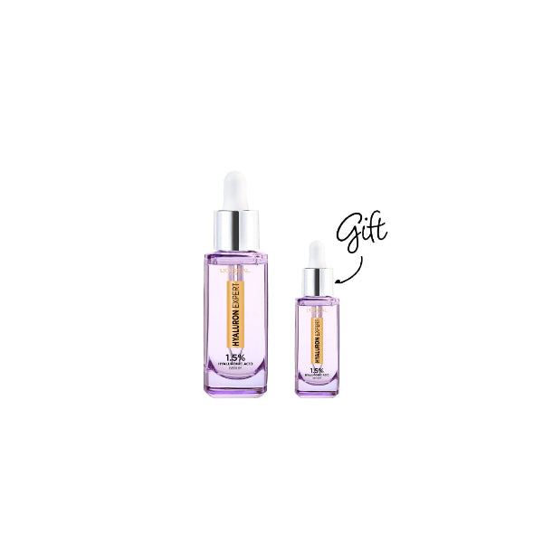 L'Oréal Paris Hyaluron Expert Moisturizer Serum 30 ML + FREE Mini Serum 15 ML | Loolia Closet