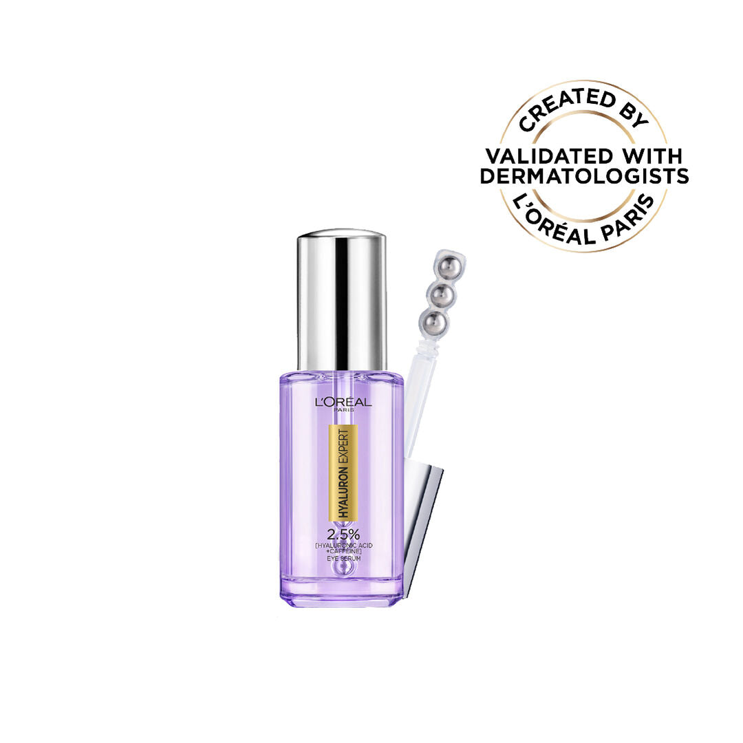 L’Oréal Hyaluron Expert eye serum 20ml with caffeine hyaluronic acid for dark circles and puffiness
