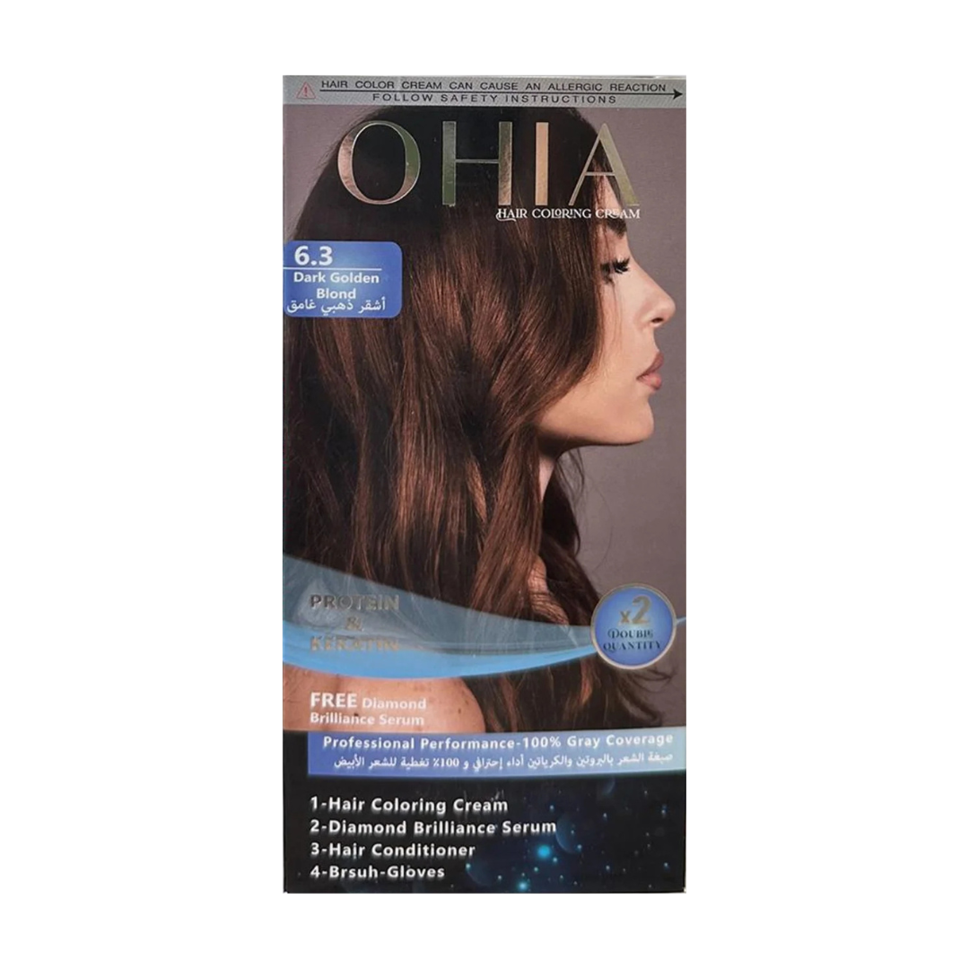6.3. Dark Golden Brown Hair Coloring Cream