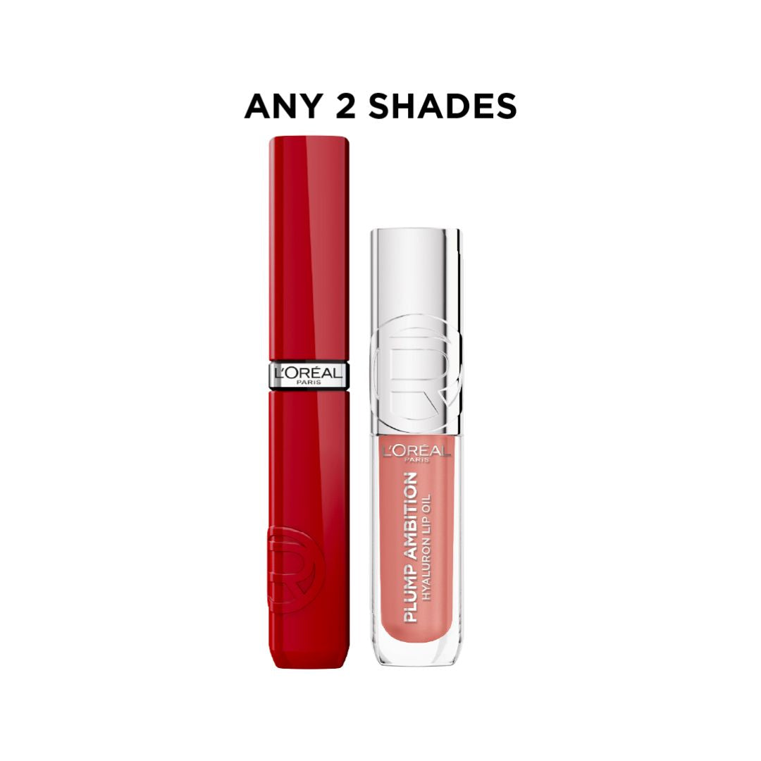 Laque Resistance + Plump Ambition Lip Oil At 20% OFF