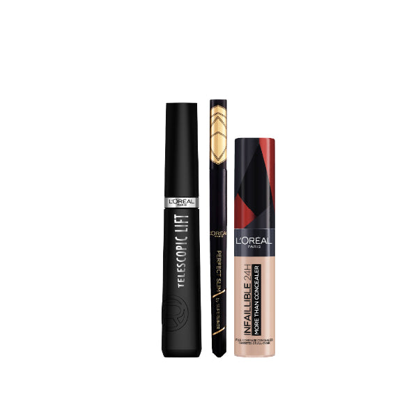 Telescopic Mascara + Infaillible Concealer + Perfect Slim Eyeliner At 25% OFF