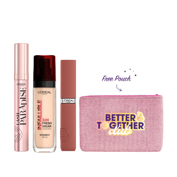 Infallible Matte Resistance Liquid Lipstick + Infaillible Liquid Foundation + Lash Paradise At 20% OFF
