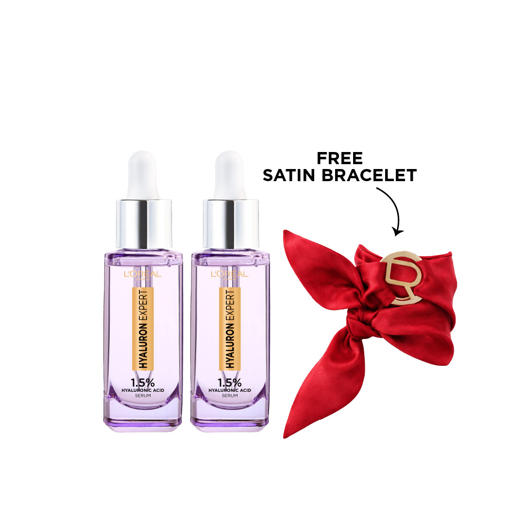 2x Hyaluron Expert Moisturiser 30ML + FREE Satin Bracelet At 25% OFF
