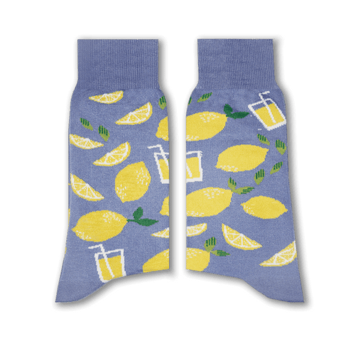 Lemonade Socks (Blue)