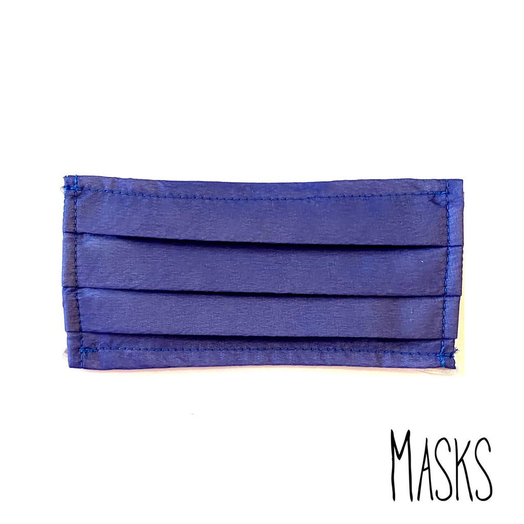 Masks The Plain Navy Blue Mask | Loolia Closet
